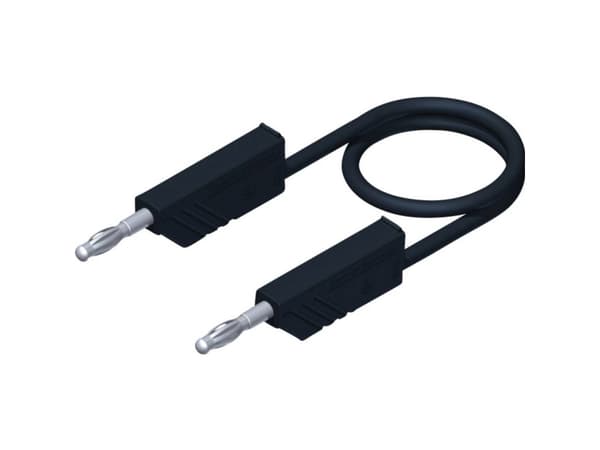 SKS Hirschmann CO MLN 100/2,5 Prøveledning [Lamelstik 4 mm - Lamelstik 4 mm] 1.00 m Lajittelu