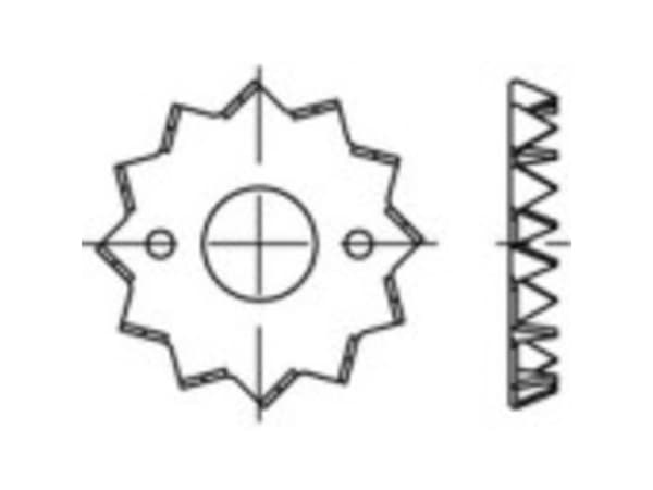 TOOLCRAFT Træstik Formbar 135725 100 stk (Ø) 75 mm