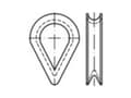 Miniatyrbilde 3 av 4: TOOLCRAFT 138935 Kovs 7 mm Stål Galvaniseret DIN 6899 100 stk