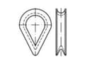 Miniatyrbilde 4 av 4: TOOLCRAFT 138935 Kovs 7 mm Stål Galvaniseret DIN 6899 100 stk