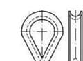 Miniatyrbilde 1 av 4: TOOLCRAFT 138935 Kovs 7 mm Stål Galvaniseret DIN 6899 100 stk