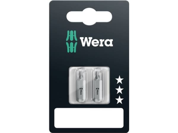 Wera 851/1 Z SB SiS 05073306001 Krydskærv-bit PH 3 Værktøjsstål Legeret, slidstærk D 6.3 2 stk