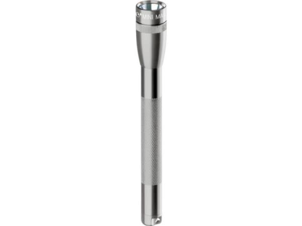 Maglite Mini, Käsikokoinen taskulamppu, Harmaa, Alumiini, 1 m, Hehkuva, 1 lamppua