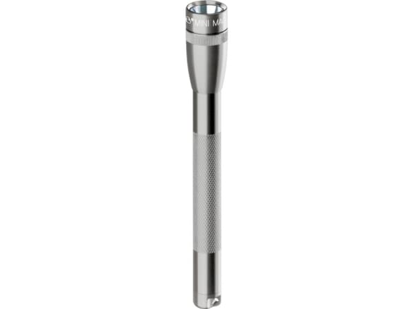 Maglite Mini, Käsikokoinen taskulamppu, Harmaa, Alumiini, 1 m, Hehkuva, 1 lamppua