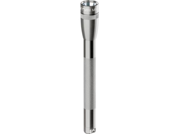 Maglite Mini, Käsikokoinen taskulamppu, Harmaa, Alumiini, 1 m, Hehkuva, 1 lamppua