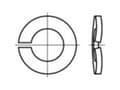 Pikkukuva 4 / 4: TOOLCRAFT 105796 Jousialuslevyt Sisähalkaisija: 14,2 mm DIN 128 Jousiteräs 100 kpl