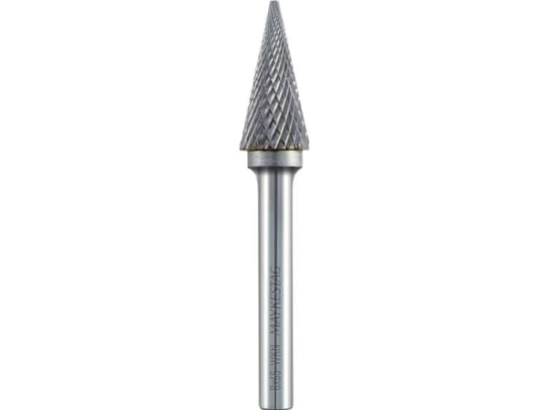 Alpen 783606112100 Fræsestift Hårdt metal Kegle Længde 70 mm Mål, Ø 12 mm Skaftdiameter 6 mm