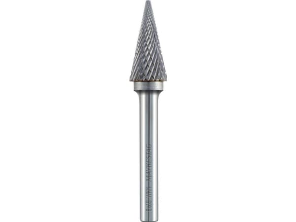 Alpen 783606112100 Fræsestift Hårdt metal Kegle Længde 70 mm Mål, Ø 12 mm Skaftdiameter 6 mm