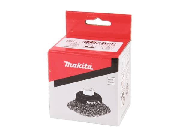 Makita D-39746, Kuppiharja, 6 cm, 12500 rpm, messinki, 1 kpl