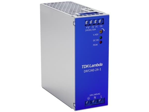 TDK-Lambda DRF-240-24-1 Strømforsyning til DIN-skinne (DIN-kisko) 24 V/DC 240 W 1 x