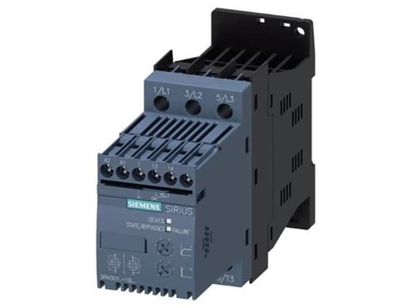 Siemens 3RW3013-1BB14 3RW30131BB14 Softstart-enhet Motoreffekt vid 400 V 1,5 kW Motoreffekt vid 230 V 0,75 kW 400 V/AC Nominell ström 3,6 A