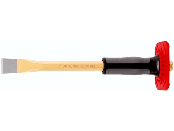 RENNSTEIG 351 350 1, Murarmejsel, Flat mejsel, Plast, Gummi, Svart, Grå, Röd, 350 mm, 26 mm