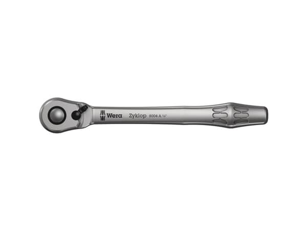 Wera 8004 A, Hylsnyckel, 1 styck, Krom, CE, Handtag till hylsnyckel, 1 styck