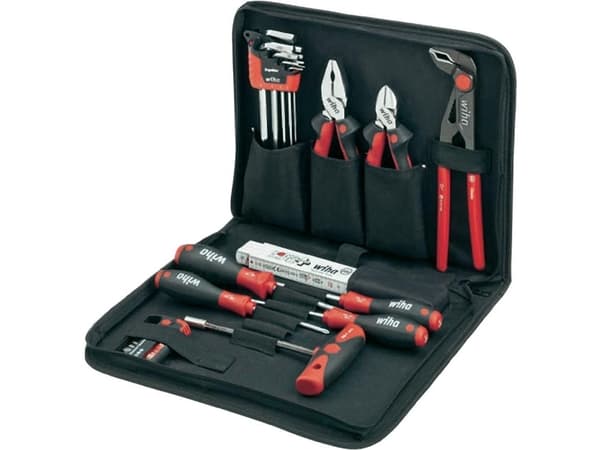 Wiha 36390, Sort, Rød, 330 mm, 270 mm, 60 mm, 2,57 kg, 31 verktøy