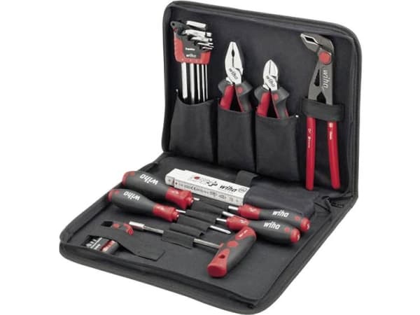 Wiha 36390, Sort, Rød, 330 mm, 270 mm, 60 mm, 2,57 kg, 31 verktøy