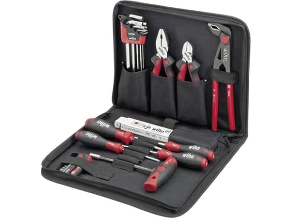 Wiha 36390, Sort, Rød, 330 mm, 270 mm, 60 mm, 2,57 kg, 31 verktøy