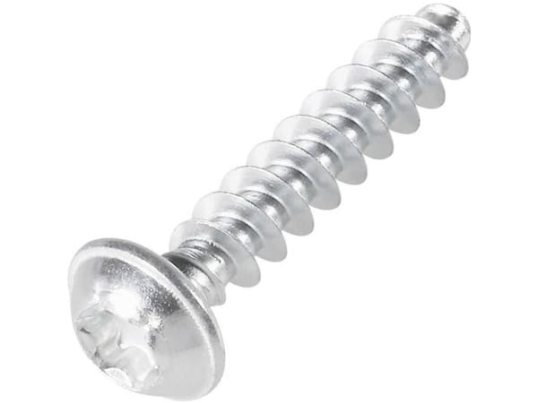Plasticskrue 2.2 mm 6 mm T-profil Stål verzinkt 100 stk TOOLCRAFT 88202