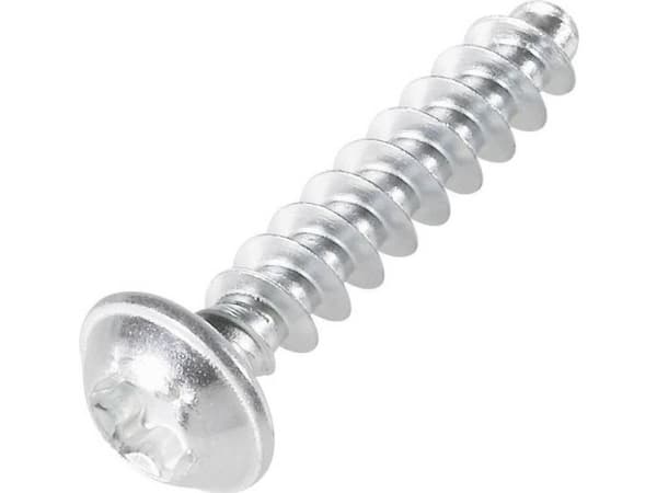 Plasticskrue 2.2 mm 6 mm T-profil Stål verzinkt 100 stk TOOLCRAFT 88202