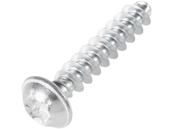 Plasticskrue 2.2 mm 6 mm T-profil Stål verzinkt 100 stk TOOLCRAFT 88202