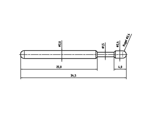 PTR 1040-D-1.5N-NI-2.4 Precisionssond