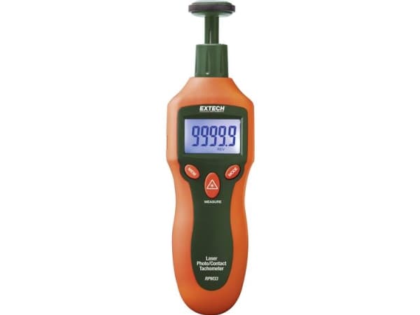 Extech RPM33 kierroslukumittari Mekaaninen , optinen 2 - 19999 RPM 2 - 99999 RPM