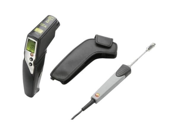 testo 830 T4 Set Infrarødt termometer Optik (termometer) 30:1 -30 - +400 °C Kontaktmåling