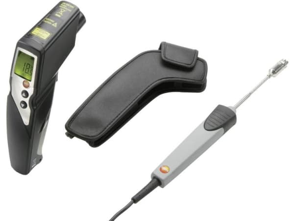 testo 830 T4 Set Infrarødt termometer Optik (termometer) 30:1 -30 - +400 °C Kontaktmåling