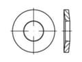 Pikkukuva 3 / 5: Jousialuslevyt Sisähalkaisija: 8 mm DIN 6796 Jousiteräs Fosfatoitu 250 kpl TOOLCRAFT 138284