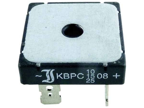 Diotec KBPC10/15/2502FP Broensretter KBPC 200 V 25 A Enkeltfaset