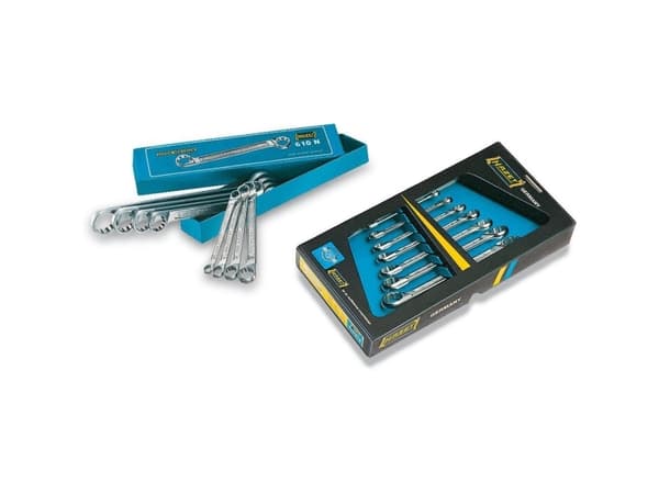HAZET 610N/8, Silver, 6,7,21,22 mm, Silver, 444 g, 8 styck, Tyskland