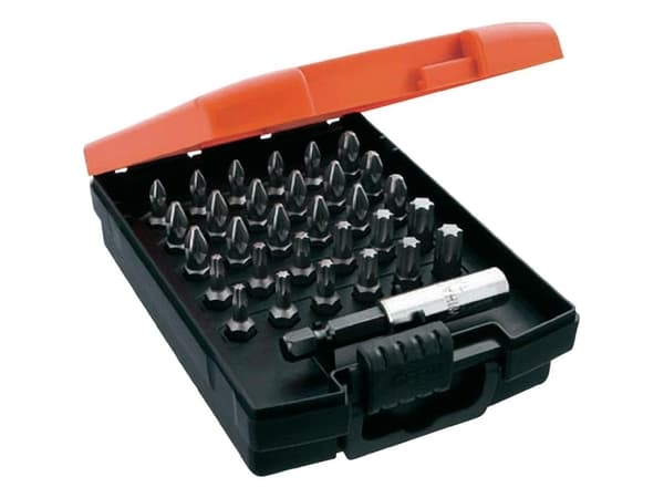 Wiha 36310, 31 kpl, Tähtiruuvinväännin, Torx, PZ 1,PZ 2,PZ 3, T10,T15,T20,T25,T30,T40, 274 g, 25,4 / 4 mm (1/4")