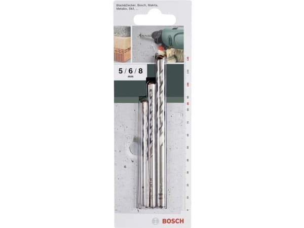 Bosch BETONGBORSETT Ø5X85/6X100/8X120MM 3 STK