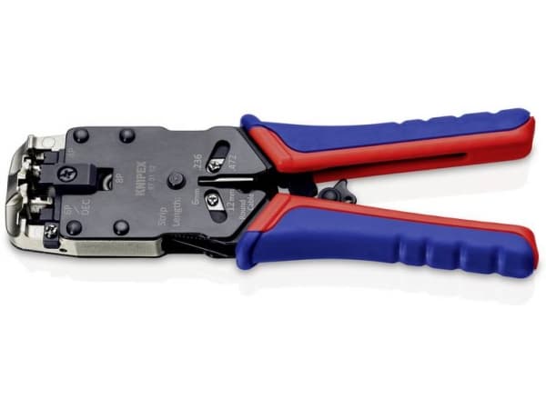 Knipex 97 51 12, Stål, Polypropylen (PP), Svart, Röd, 200 mm, 533 g
