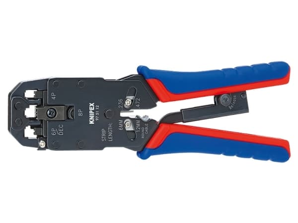 Knipex 97 51 12, Stål, Polypropylen (PP), Svart, Röd, 200 mm, 533 g