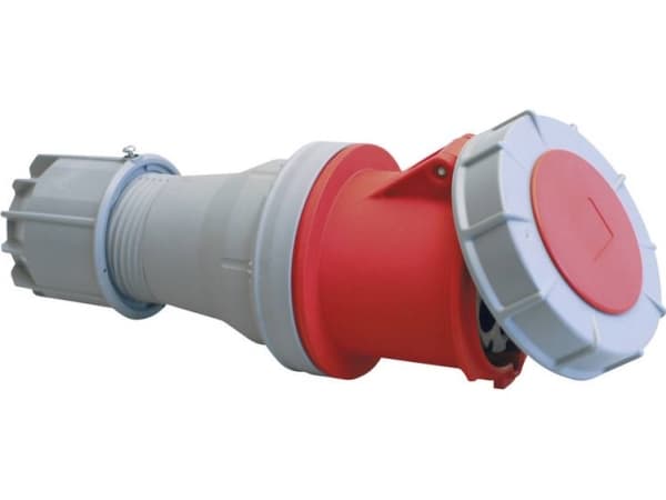 Liikkuva pistorasia 63A 5P 400V punainen IP67 POWER TWIST 235-6