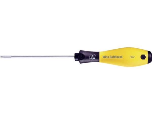 Wiha 362ESD, 16,4 cm, 32 g, Black,Yellow