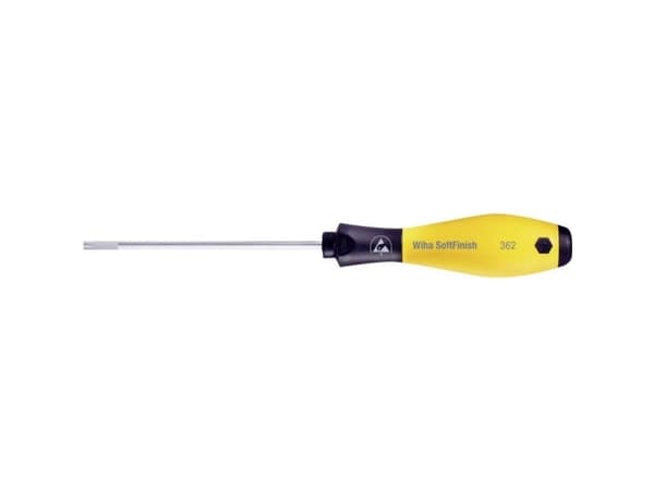 Wiha 362ESD, 16,4 cm, 32 g, Black,Yellow