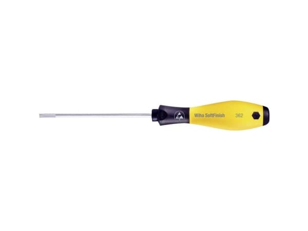 Wiha 362ESD, 16,4 cm, 32 g, Black,Yellow