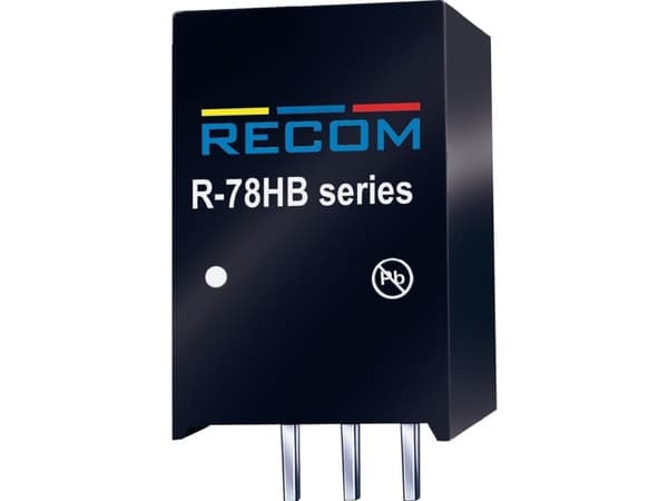 RECOM R-78HB24-0.3 DC/DC-omvandlare, PCB 72 V/DC 24 V/DC 0,3 A 7,2 W Antal utgångar: 1 x