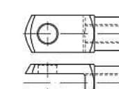 TOOLCRAFT Gaffelled 24 mm Galvaniseret stål 147216 10 stk (Ø x L) 6 mm x 24 mm