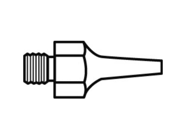 Weller DS 116 Lodde-sugedyse Spidsstørrelse 1.2 mm Spids-længde 24.5 mm Indhold 1 stk