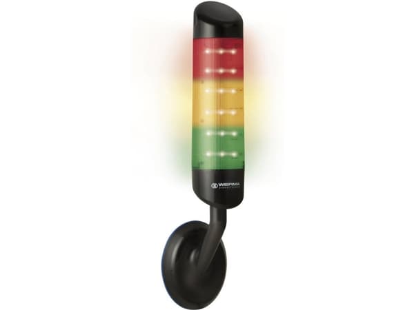 Werma CleanSIGN, Vihreä, Punainen, Keltainen, 50000 h, Polykarbonaatti (PC), -30 - 50 °C, IP67, IP69K, 24 V