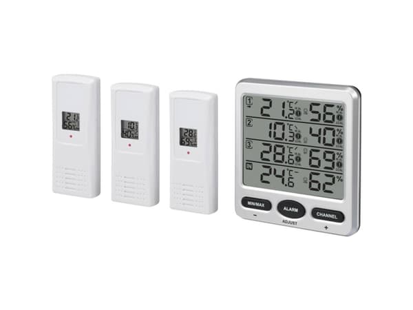 Renkforce Trådløst termo-/hygrometer Sølv