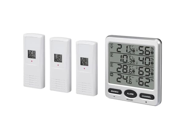 Renkforce Trådløst termo-/hygrometer Sølv