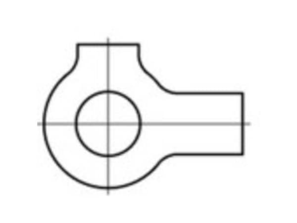 Underlægsskiver med 2 kamre 40 mm Stål 25 stk TOOLCRAFT 107457