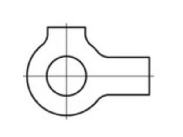 Underlægsskiver med 2 kamre 40 mm Stål 25 stk TOOLCRAFT 107457