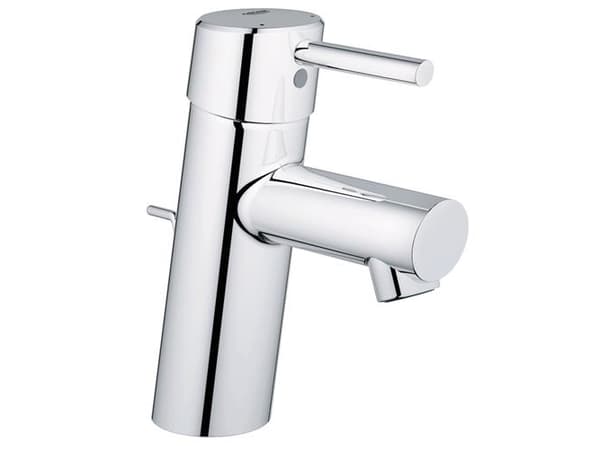 GROHE Concetto håndvaskarmatur med løftestang og 1 1/4" bundventil samt 3/8" fleksible tilslutningsslanger