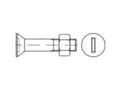 Miniatyrbilde 3 av 4: TOOLCRAFT 144333 Undersænkede skruer M24 60 mm Kærv DIN 7969 Stål Galvaniseret 25 stk