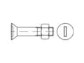 Miniatyrbilde 4 av 4: TOOLCRAFT 144333 Undersænkede skruer M24 60 mm Kærv DIN 7969 Stål Galvaniseret 25 stk