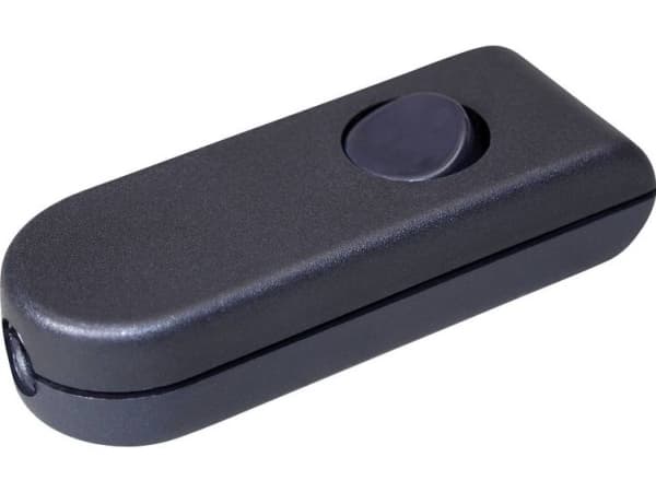 interBär 8093-204.01 Johtokytkin Musta, valkoinen 1 x Off/On 2 A 1 kpl 1 kpl